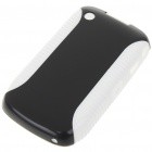 protector blackberry negro y blanco